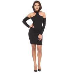 Choker Neck Midi Dress!